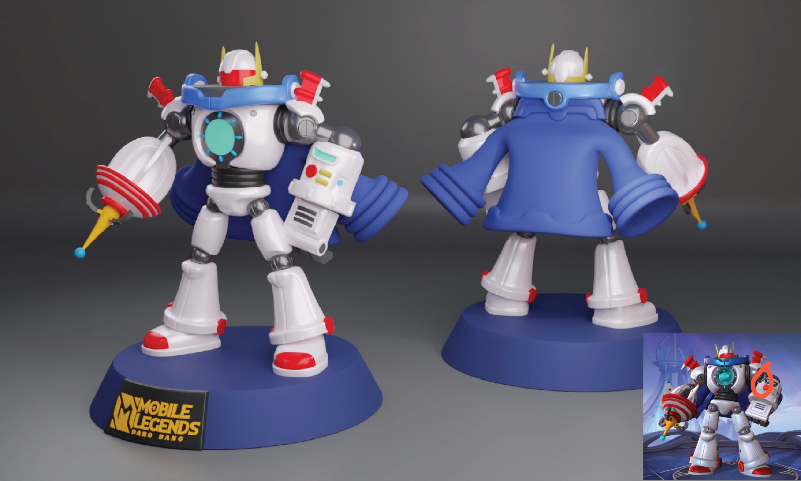 I will create stylized or realistic 3D character models for games or animations